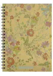 Тетрадь 100л кл. "Golden flower" карт.обл., спираль, Be Smart