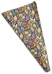 Бумага упаковочная 70*100см "цветы" инд.уп.