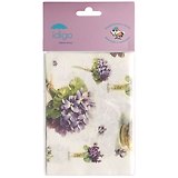 IDIGO декупажная карта 32*45 фиалки d124