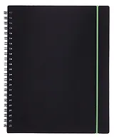 Тетрадь 80 листов, клетка, "Favorite Black. No 2" спираль