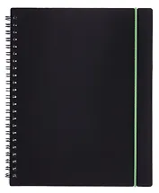 Тетрадь 80 листов, клетка, "Favorite Black. No 2" спираль