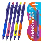 Карандаш механический 2,0мм "ErgoLine Kids Neon" ассорти, блистер, ErichKrause