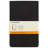 Книга для записей Moleskin Reporter, твёрдая обложка, чёрная, 120 листов, А5