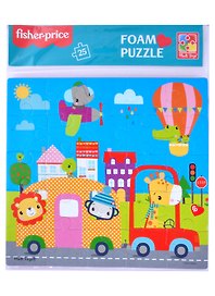 Мягкий пазл «Город» Fisher-Price, 25 элементов, Vladi Toys