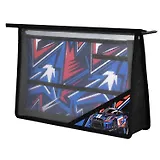 Папка для уроков труда А4 "ДРИФТ" пластик, 33*23см, молния, внутр.разделитель, эласт.держатели для канц.принадлежностей, УФ-печать