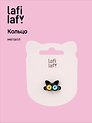 Кольцо Котик с глазками черный (металл), Lafilaf