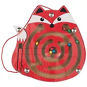 Лабиринт магнитный Животные, 3 вида(дерево)