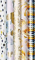 Бумага упаковочная 70см*2м White Moments, инд.уп., ассорти, STEWO