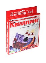 Набор для творчества, HOBBY TIME, Набор для Квиллинга №2  500 полос Пароходик