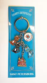 МедВс   Брелок гирлянда Спас+коты 5 элементов [КЕ1-00035]