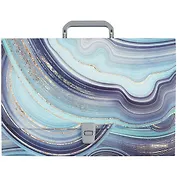 Портфель А4+ "Marble Kyanite" пластик, инд.уп., Erich Krause