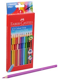 Карандаши цветные «Grip», Faber-Castell, 12 цветов
