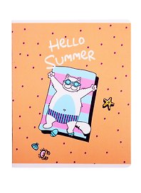 Тетрадь общая «Hello summer», 48 листов в клетку, A5 - Be Smart
