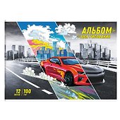 Альбом для рисования «Красная машина» Феникс+ А4, 12 листов - 0