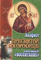 Акафист Пресвятой Богородице в честь иконы Ее Воспитание (м) (70х100/32)