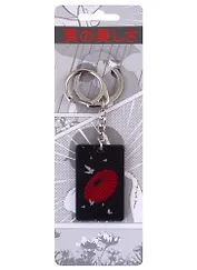 Брелок Аниме Японский зонтик и бабочки (акрил) (3х5)