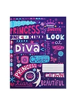 Дневник для ср. и ст.кл. "Дневник школьницы. Дизайн 4" 7БЦ, мат.лам., выб.лак, блестки, многокр.печать, Unnika