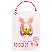 Набор для изготовления мягкой игрушки ТМ Малиновый Слон Поросёнок Лаврик ТК-006 - 0