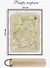 Карта-ретро Тульской губернии, состояние на 1902 г., в картонном тубусе с подвесом - 0