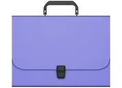 Портфель пластиковый "Matt Pastel" 372*252*42, фиолетовый, ErichKrause 