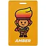 Обложка для проездного "Amber" 95*65, ПВХ, инд.уп., Brawl Stars - 0