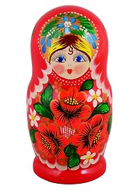 Матрешка 7 в 1 (Цветы, Эскиз 11, Цветочный узор) (М07220311)