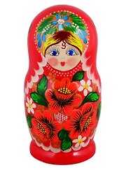 Матрешка 7 в 1 (Цветы, Эскиз 11, Цветочный узор) (М07220311)