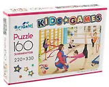 Пазл Kids Games. 160 элементов. Спорт "Гимнастика" 22х33 см.