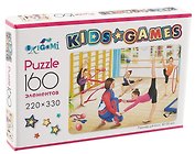 Пазл Kids Games. 160 элементов. Спорт "Гимнастика" 22х33 см.