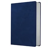 Записная книжка А6+ 80л кл. "Jade. Черничный" 7БЦ, иск.кожа с текстурой, офсет 80г/м2, ляссе, инд.уп.