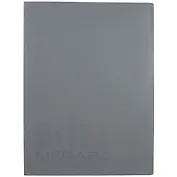 Папка 20ф А4 "MEGAPOLIS" пластик, серый, Erich Krause