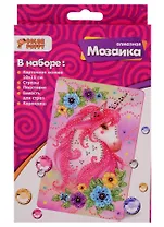 Набор для творчества Color Puppy Алмазная мозаика Единорог, 10*15см