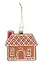 Новогоднее подвесное украшение Пряничный Домик (пластик) (ПВХ бокс) (8см) (12-09305-N13) - 0