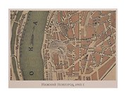 Открытка одинарная "Карта.Н.Новгород 1903"