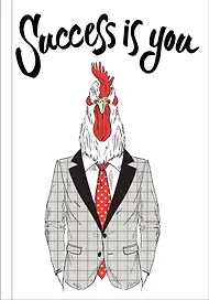 Книга для записей «Success Is You», 136х206 мм, Эксмо