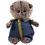 Мягкая игрушка Басик BABY в джинсовом комбинезоне (20 см) (BB-079)
