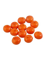 Искуственный декор, мандарины 12шт.