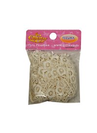 Декор тесьма-гипюр Незабудка (00009483) (2м20см) (кремовый) (упаковка)