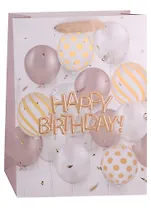 Пакет А3 42*32*11,5 "Birthday ballons" нейтр., бум.мат.ламинат