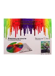 Набор для творчества, Белоснежка, Картина по номерам 30*40см Спасибо