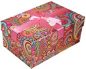 Коробка подарочная "Розовые огурцы", 15*11*8см
