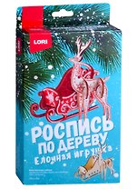 Роспись по дереву.Ёлочная игрушка "Зиминие узоры" Фнн-022