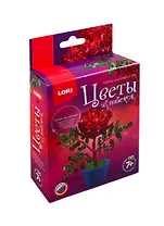 Набор для творчества LORI Цветы из пайеток Хризантема Цв-024