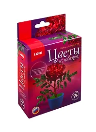 Набор для творчества LORI Цветы из пайеток Хризантема Цв-024