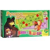 НИ Русское лото Маша и Медведь (3+) (коробка)