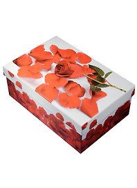 Коробка подарочная "Розы" 18*12*7см, картон
