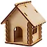 Домик Мини-1 (3D-модель) (151771) (87х69х92мм) (игрушка из дерева) (упаковка) - 2