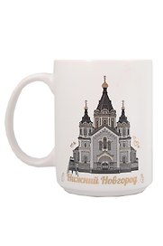 Кружка Нижний Новгород (фарфор) (500мл) (060-50-76-BL)