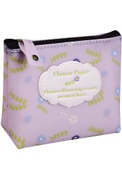 Кошелек на молнии Flower paper 13*10см (силикон) (ПВХ бокс) 12-22120-KBQL-1190