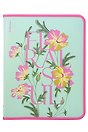 Папка для тетрадей «Floral Soul» А4+, пластик, на молнии с трёх сторон, Erich Krause
